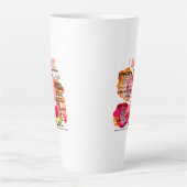 Enneagram Type 2 - I Am The Helper カフェラテマグ (正面)