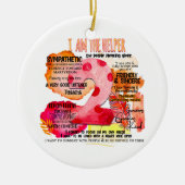 Enneagram Type 2 - I Am The Helper セラミックオーナメント (正面)