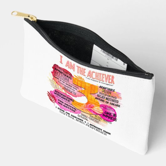 Enneagram Type 3 – 私がAchieever アクセサリーポーチ (見開き)