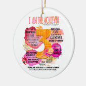 Enneagram Type 3 – 私がAchieever セラミックオーナメント (左)