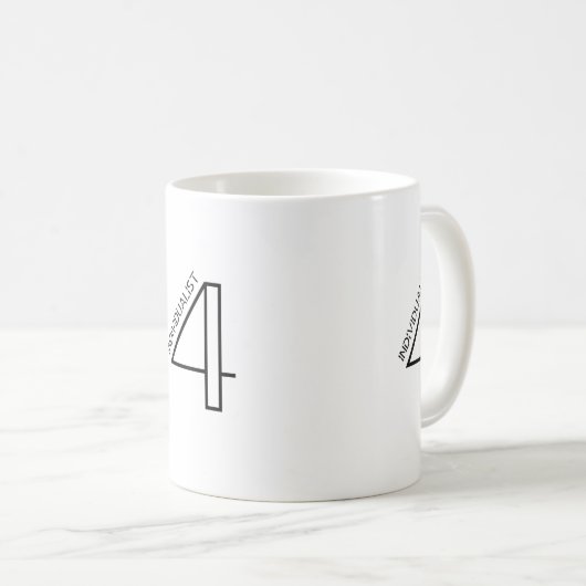 Enneagram Type 4 – 個人主義マグカップ コーヒーマグカップ (正面右)