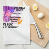 Enneagram Type 4 – 私が個人主義 キッチンタオル (四つ折り)