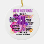 Enneagram Type 4 – 私が個人主義 セラミックオーナメント (正面)