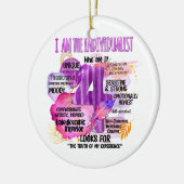 Enneagram Type 4 – 私が個人主義 セラミックオーナメント (左)