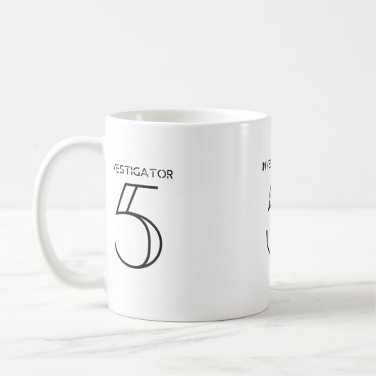 Enneagram Type 5 - The Insepitator Mug コーヒーマグカップ (左)