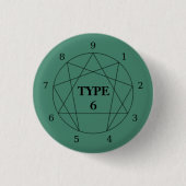 Enneagram Type 6ボタン 缶バッジ (正面)