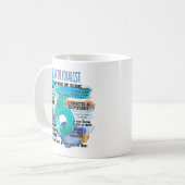 Enneagram Type 6 – 私がロイヤリスト コーヒーマグカップ (正面左)