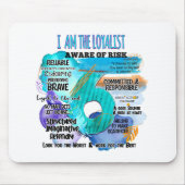 Enneagram Type 6 – 私がロイヤリスト マウスパッド (正面)