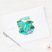 Enneagram Type 7 – 私は熱狂者である ラウンドシール (封筒)