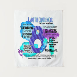 Enneagram Type 8 – 私が挑戦者 タペストリー