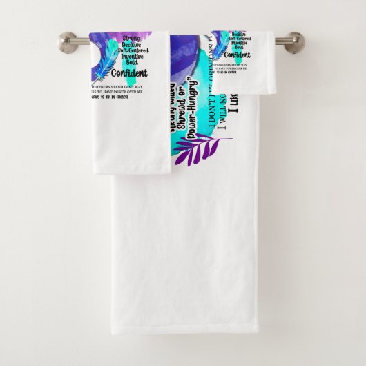 Enneagram Type 8 – 私が挑戦者 バスタオルセット (インサイチュ)