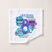 Enneagram Type 8 – 私が挑戦者 バスタオルセット (ウォッシュタオル)