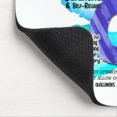 Enneagram Type 8 – 私が挑戦者 マウスパッド (コーナー)