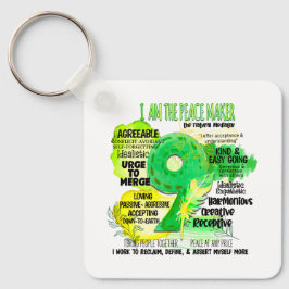 Enneagram Type 9 – 私は平和メーカー キーホルダー