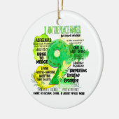 Enneagram Type 9 – 私は平和メーカー セラミックオーナメント (左)