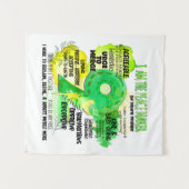 Enneagram Type 9 – 私は平和メーカー タペストリー (正面(横))