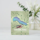 Ennerdale Water, lake district Travel poster ポストカード (スタンド正面)