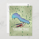 Ennerdale Water, lake district Travel poster ポストカード (正面/裏面)