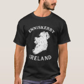 Enniskerry Wicklow Ireland Map Gaelic Hurling Tシャツ (正面)
