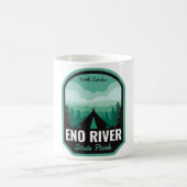Eno River State Park NC Camping コーヒーマグカップ (中央)