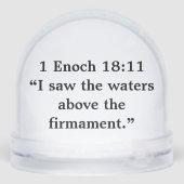 Enoch's Ascension Snow Globe (裏面)