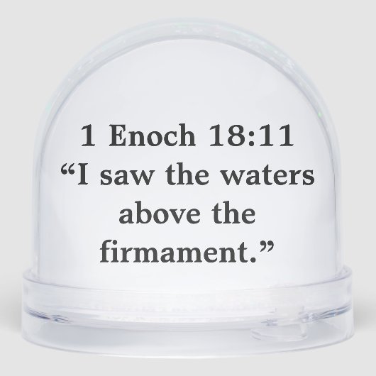 Enoch's Ascension Snow Globe (裏面)