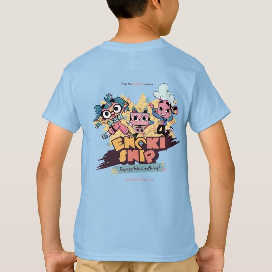 Enoki de Enoki&Snip Tシャツ (裏面)