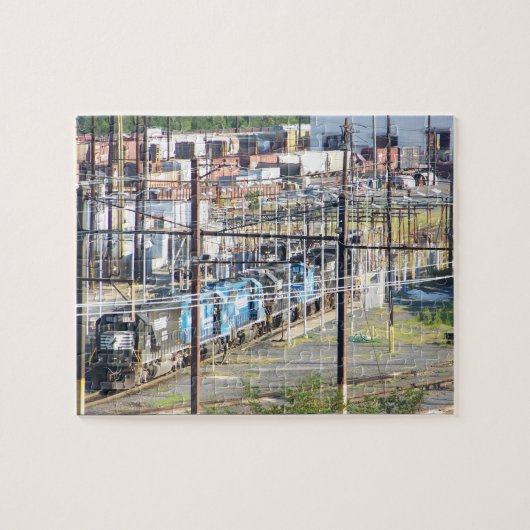 Enolaノーフォークの南鉄道ヤードのHarrisburg PA ジグソーパズル (横)