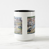 Enolaノーフォークの南鉄道ヤードのHarrisburg PA マグカップ (中央)