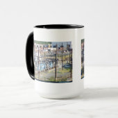 Enolaノーフォークの南鉄道ヤードのHarrisburg PA マグカップ (正面左)