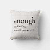 ENOUGHの定義 クッション (正面)