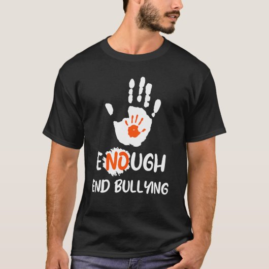 enough end bullying unity day for men women kids tシャツ (正面)