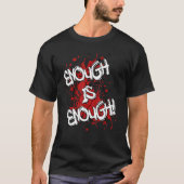 Enough is Enough Cost of Living Crisis Protest Pov Tシャツ (正面)