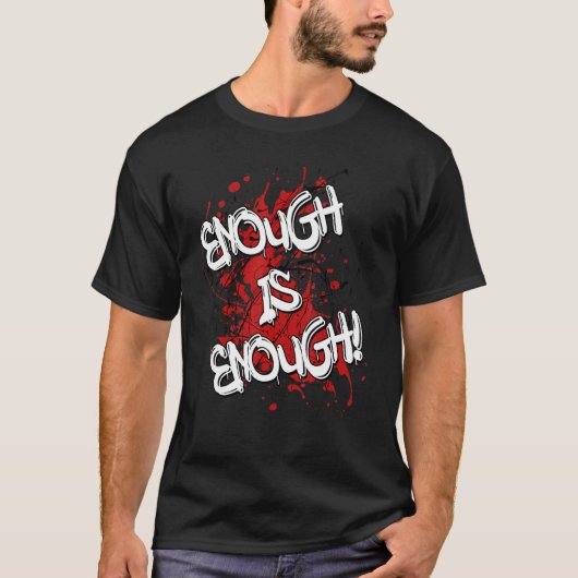 Enough is Enough Cost of Living Crisis Protest Pov Tシャツ (正面)