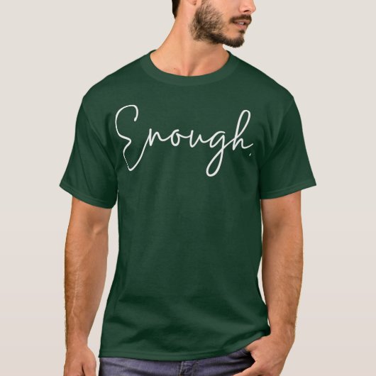 Enough shirt End Gun Violence Gun Control Tシャツ (正面)