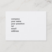 Enouragingメッセージを持つ美しい蝶 名刺 (裏面)