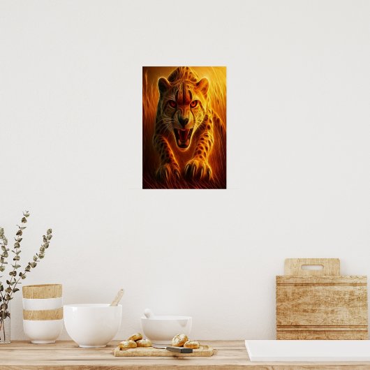 Enraged Cheetah ポスター (キッチン)