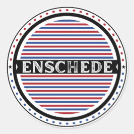Enschede City Pride Emblem – Dutch Identity ラウンドシール