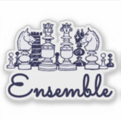 Ensemble Sticker シール (正面)