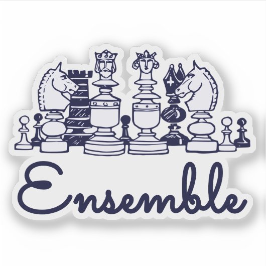 Ensemble Sticker シール (正面)