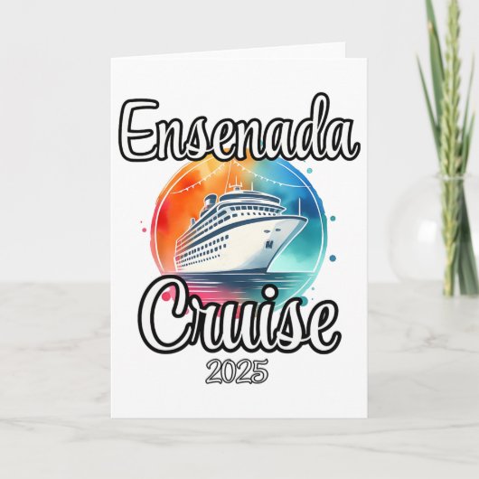 Ensenada Cruise 2025 Matching Family Vacation Men カード (正面)