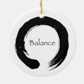 Ensoのオーナメントを呼吸して下さい及びバランスをとって下さい セラミックオーナメント (裏面)