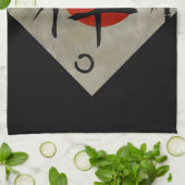 Ensōの円#2との禅 キッチンタオル (折り畳み)