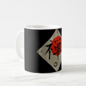 Ensōの円#2との禅 コーヒーマグカップ (正面左)