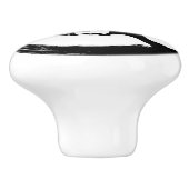 Ensoの禅の円および盆栽の木 セラミックノブ (側面)