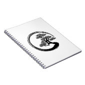 Ensoの禅の円および盆栽の木 ノートブック (右側)