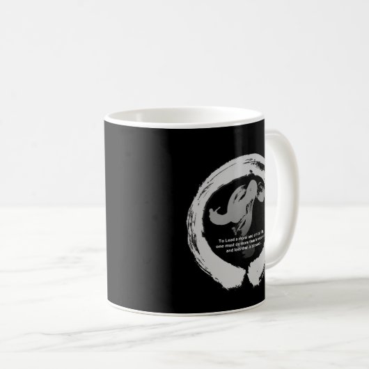 EnsoのMuの漢字、非実在の日本のな円 コーヒーマグカップ (正面右)