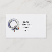 EnsoのOrgamiの紙からの漢字の切口との調和 名刺 (正面)