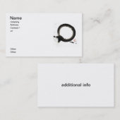 EnsoのSumi黒いインク 名刺 (正面/裏面)