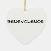 Enso -慈善のための漢字 セラミックオーナメント (裏面)